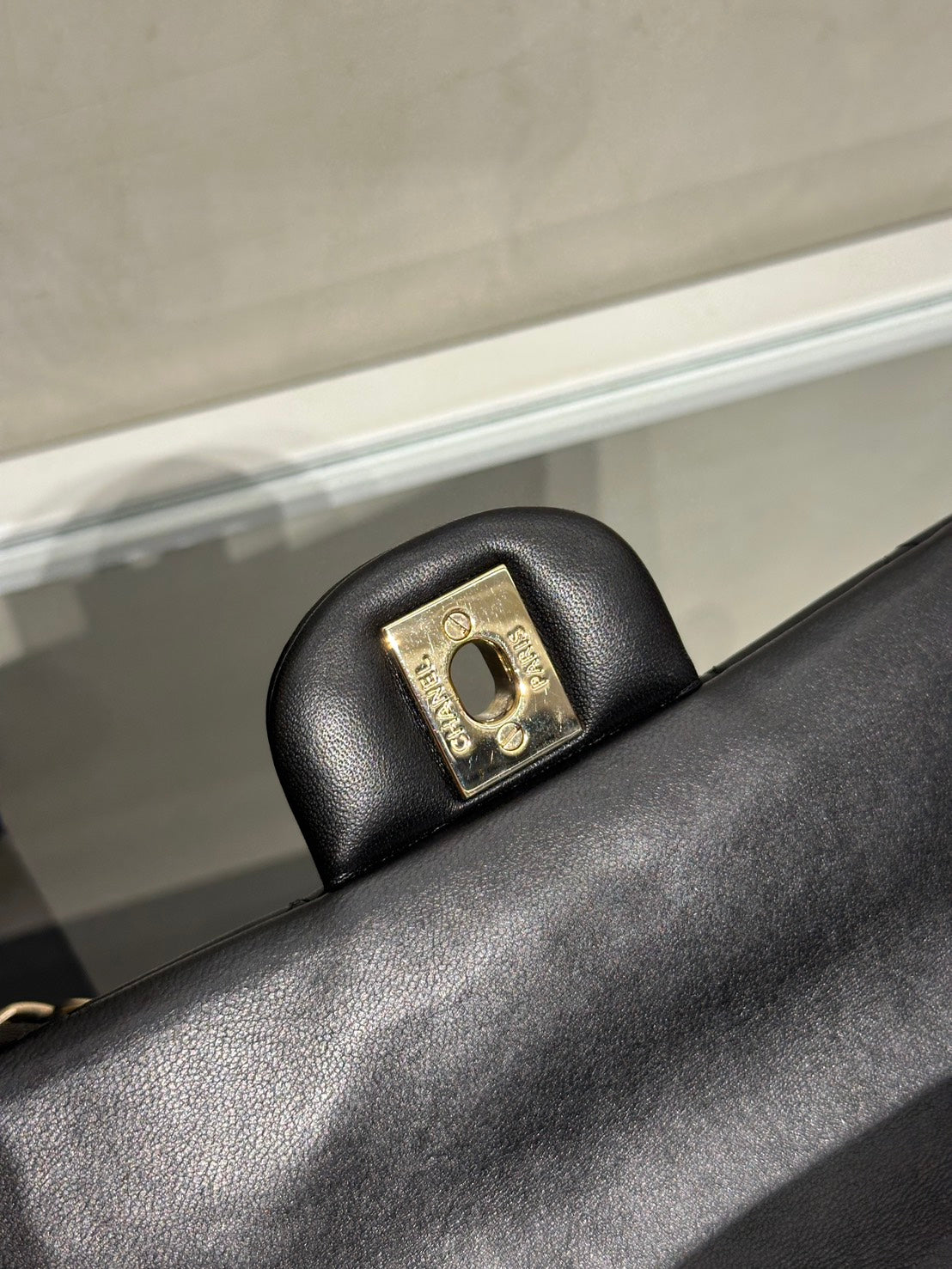 CHANEL 經典口蓋包Mini CF20 - 黑金