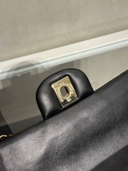 CHANEL 經典口蓋包Mini CF20 - 黑金
