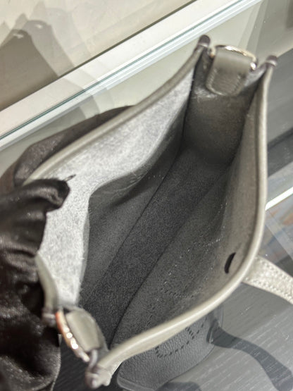 HERMES Mini Evelyne - Gris Meyer 0L 積雨雲灰銀 U