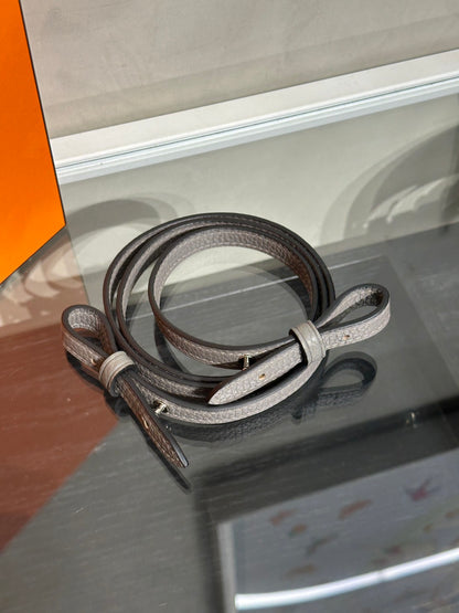 HERMES Mini Evelyne - Gris Meyer 0L 積雨雲灰銀 U