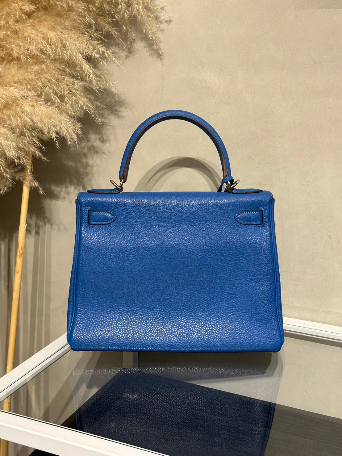 HERMES Kelly 28 - Bleu Zellige I7 琉璃藍銀 🄾