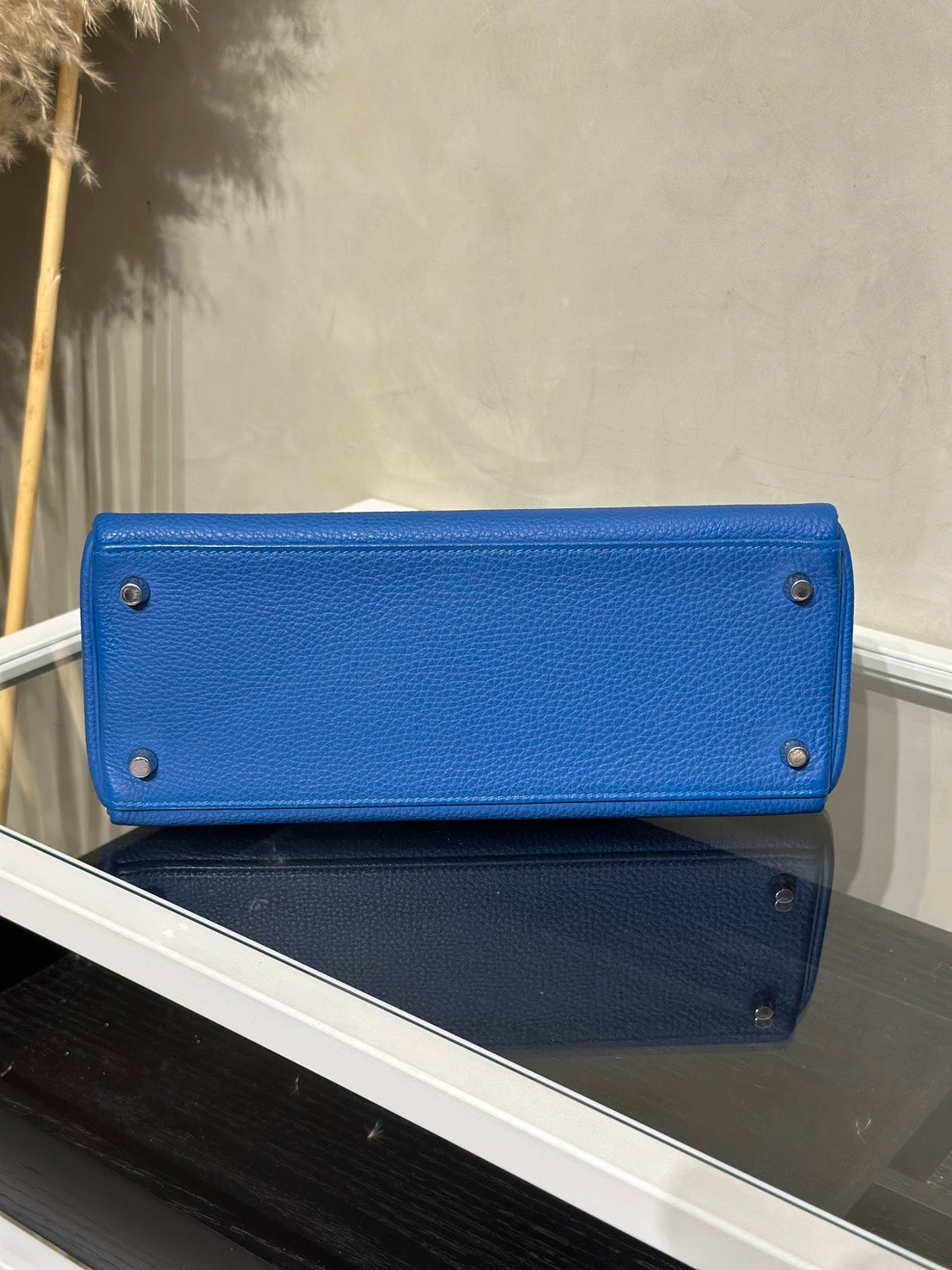 HERMES Kelly 28 - Bleu Zellige I7 琉璃藍銀 🄾