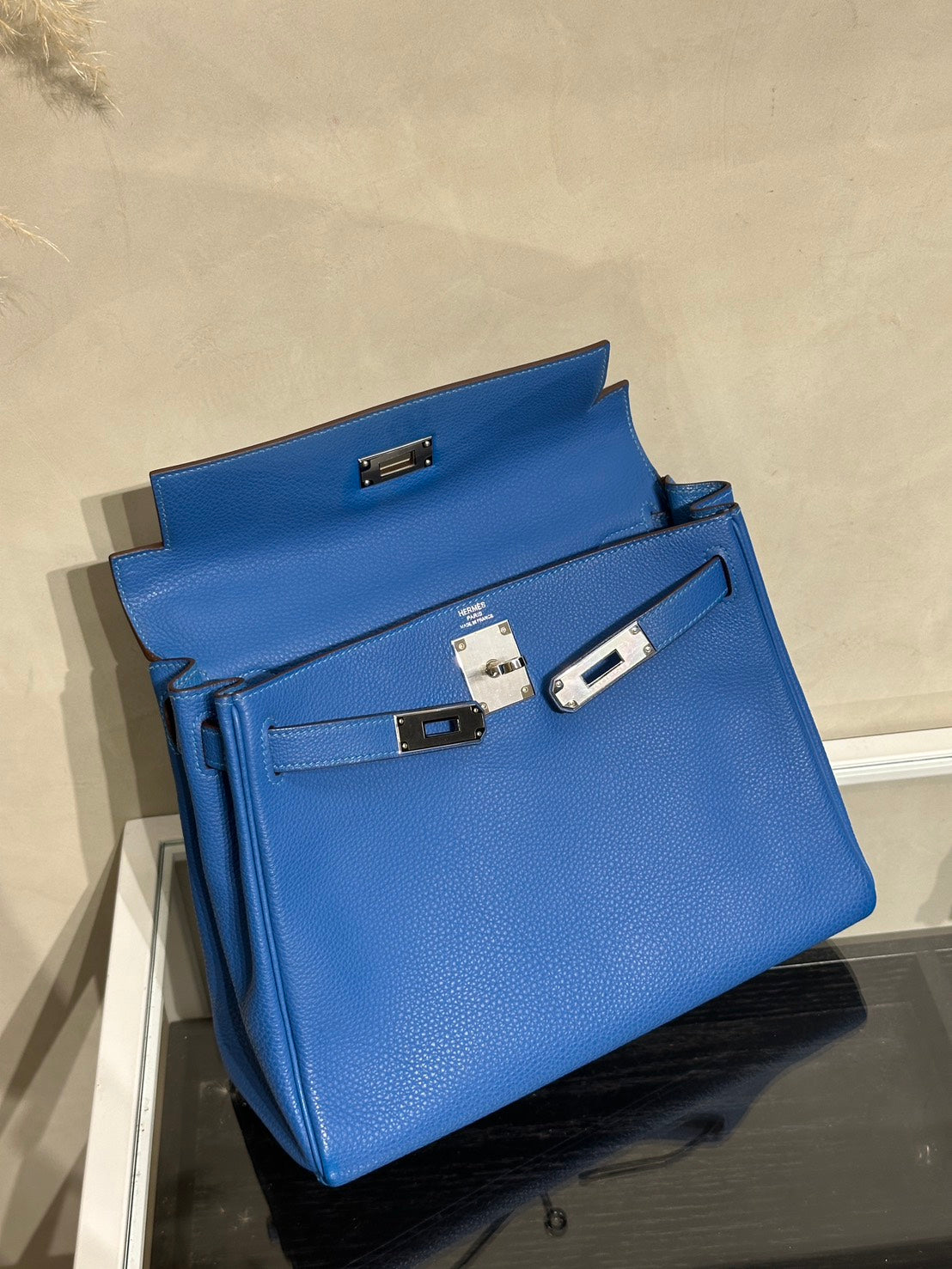 HERMES Kelly 28 - Bleu Zellige I7 琉璃藍銀 🄾