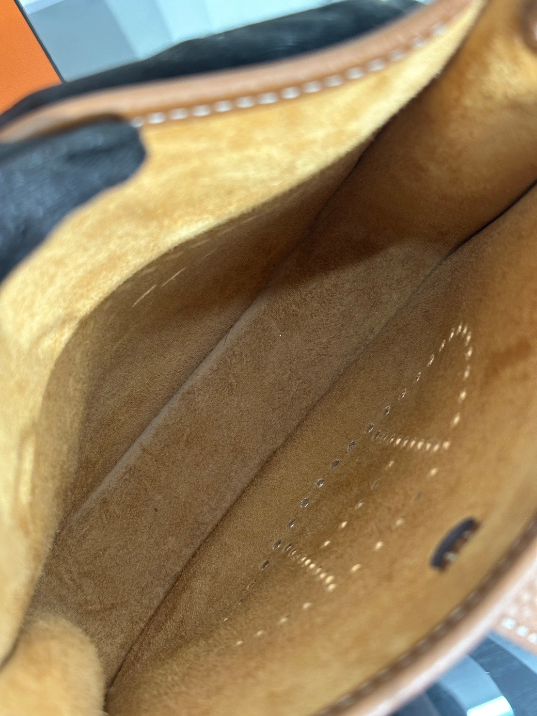 HERMES Mini Evelyne - Gold 37 金棕金 W