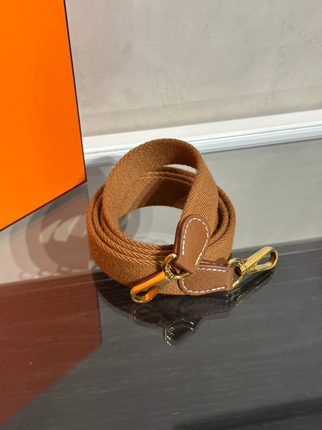 HERMES Mini Evelyne - Gold 37 金棕金 W