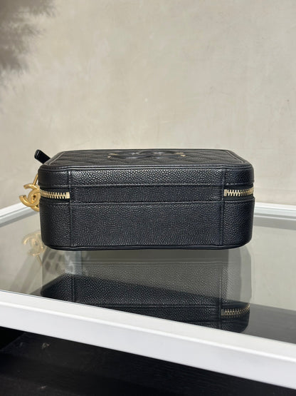 CHANEL Vanity Case相機包 - 中號黑金26開