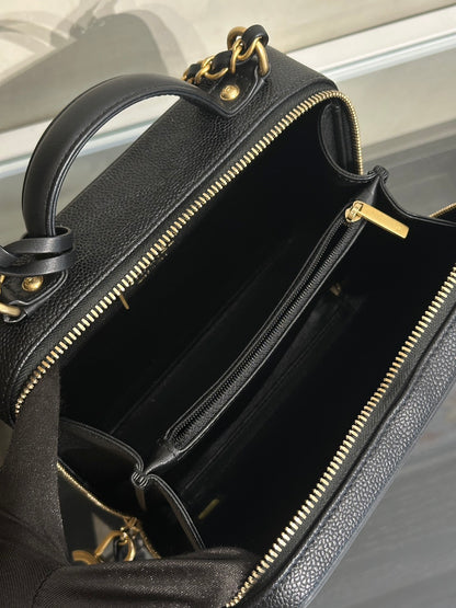 CHANEL Vanity Case相機包 - 中號黑金26開