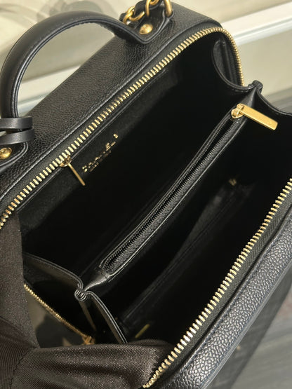 CHANEL Vanity Case相機包 - 中號黑金26開