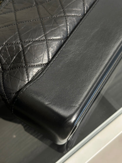 CHANEL 雙鍊條流浪包 - 新中號黑31開