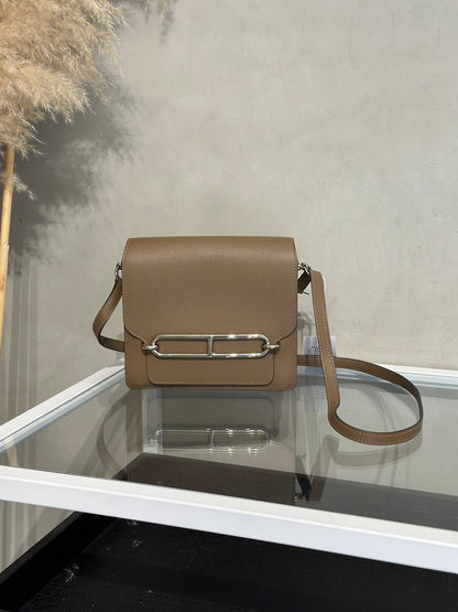HERMES Mini Roulis - Beige De Weimar D0 威瑪犬銀拚藍 D