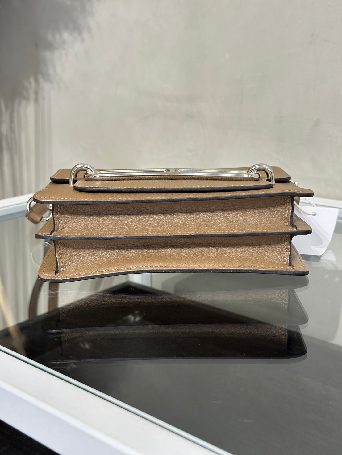 HERMES Mini Roulis - Beige De Weimar D0 威瑪犬銀拚藍 D