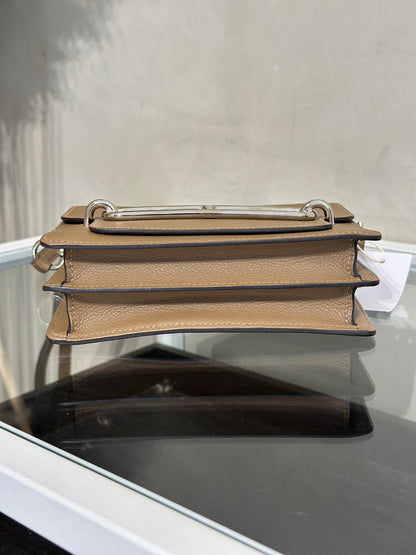 HERMES Mini Roulis - Beige De Weimar D0 威瑪犬銀拚藍 D