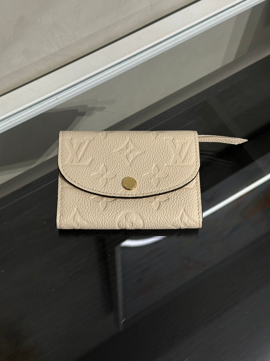 LOUIS VUITTON Rosalie雙折零錢包 - 白