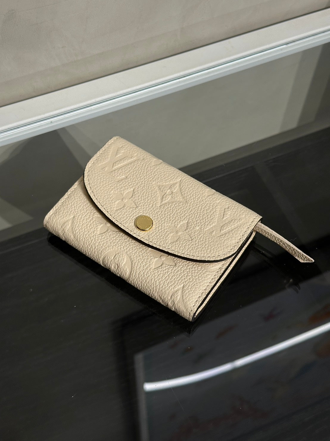 LOUIS VUITTON Rosalie雙折零錢包 - 白