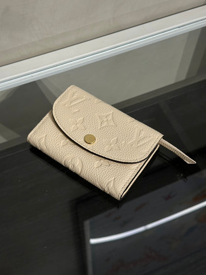 LOUIS VUITTON Rosalie雙折零錢包 - 白