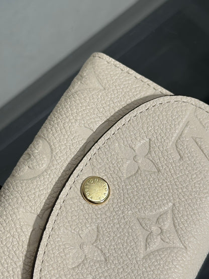 LOUIS VUITTON Rosalie雙折零錢包 - 白