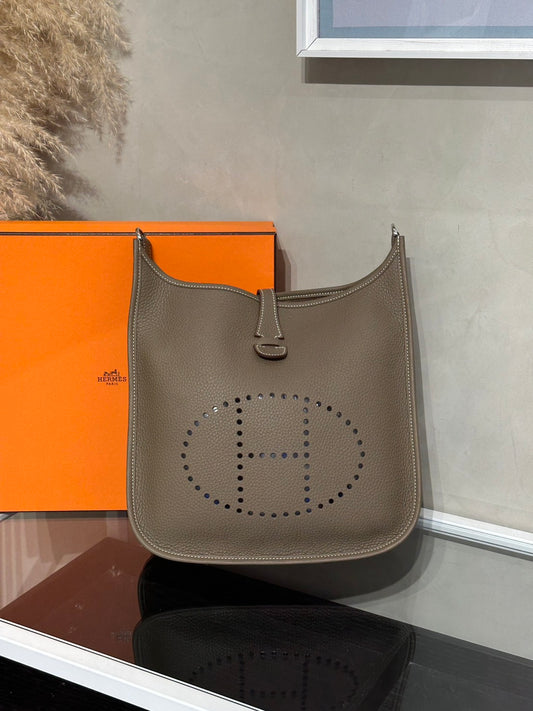HERMES Evelyne 29 - Etoupe 18 大象灰銀 G