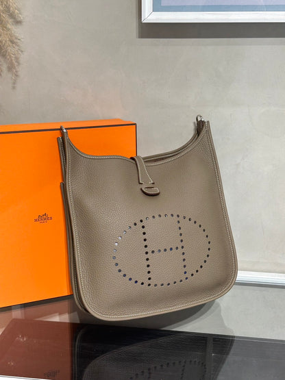 HERMES Evelyne 29 - Etoupe 18 大象灰銀 G