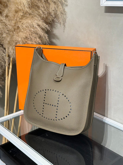 HERMES Evelyne 29 - Etoupe 18 大象灰銀 G