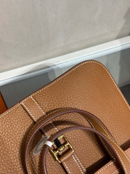 HERMES Halzan 25 - Gold 37 金棕金 G