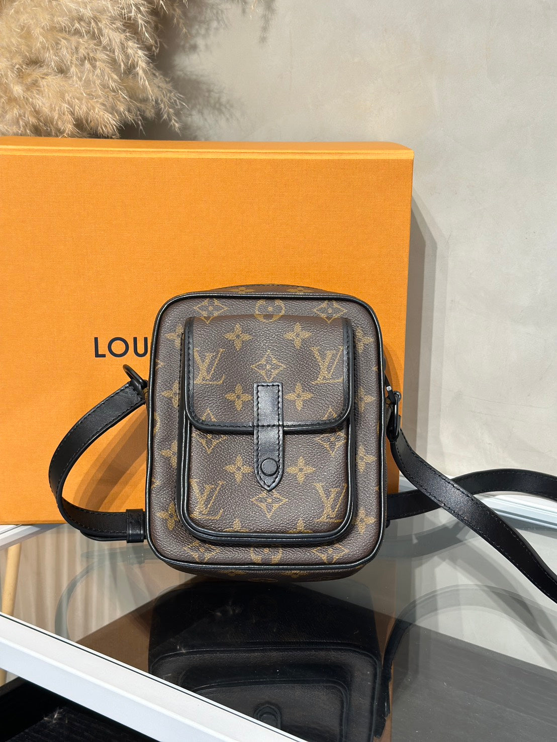 LOUIS VUITTON Christopher老花相機包