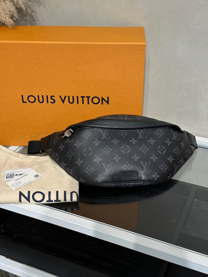LOUIS VUITTON Discovery 腰包 - PM灰老花