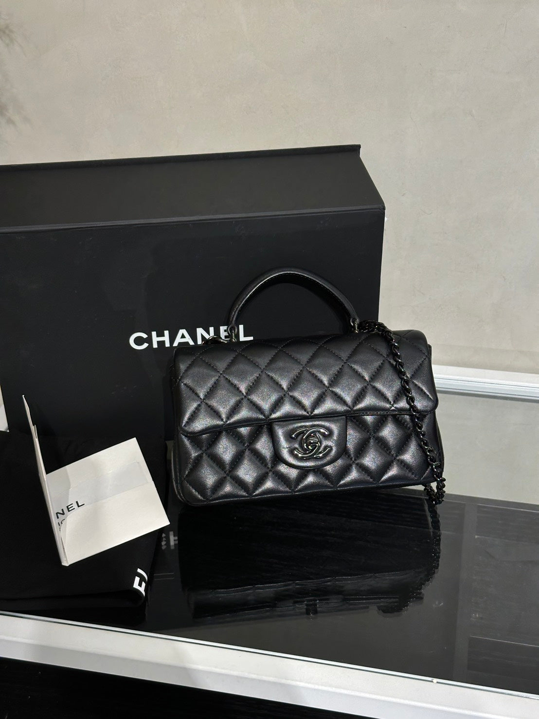 CHANEL Handle Mini CF20 - So Black