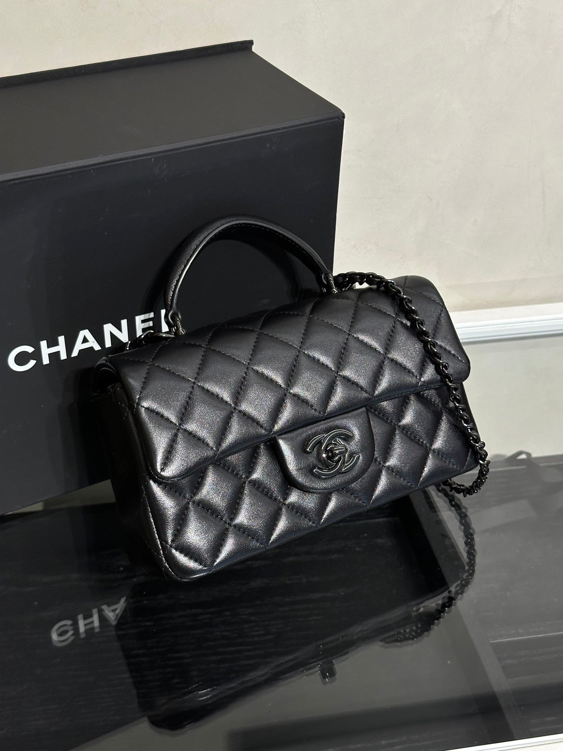 CHANEL Handle Mini CF20 - So Black