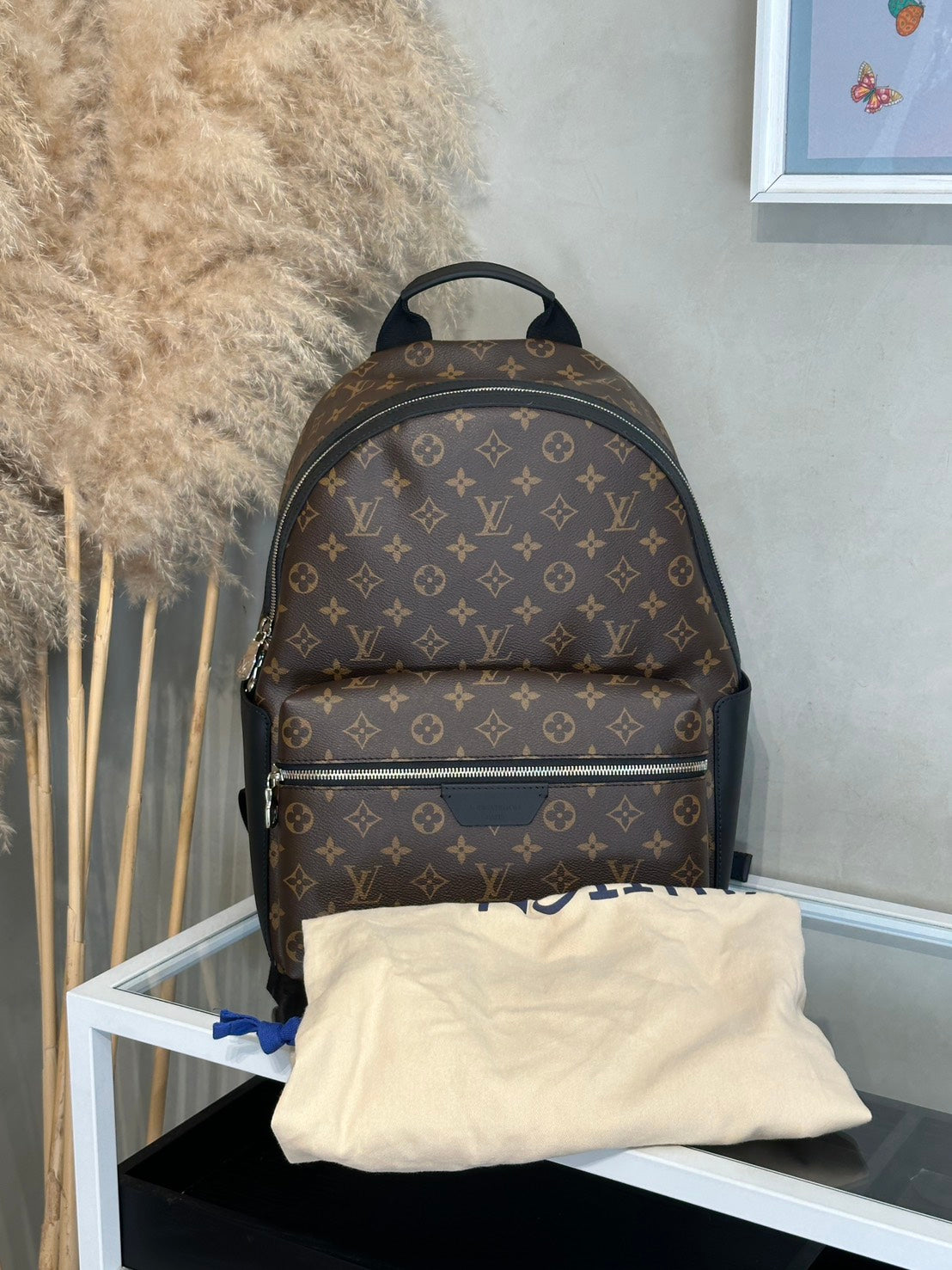 LOUIS VUITTON Discovery後背包 - PM老花