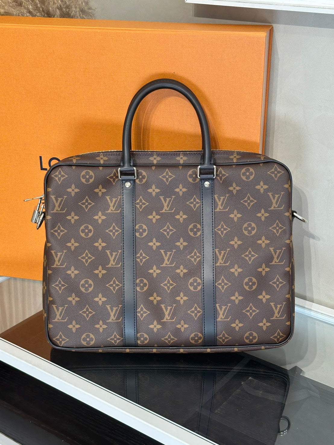 LOUIS VUITTON Porte-Documents Voyage公事包 - PM老花