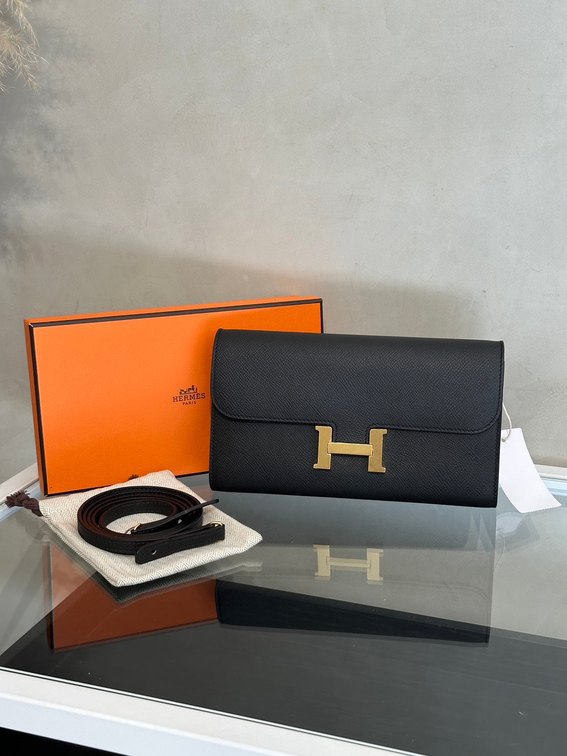 HERMES Constance To Go - Noir 89 黑金 B