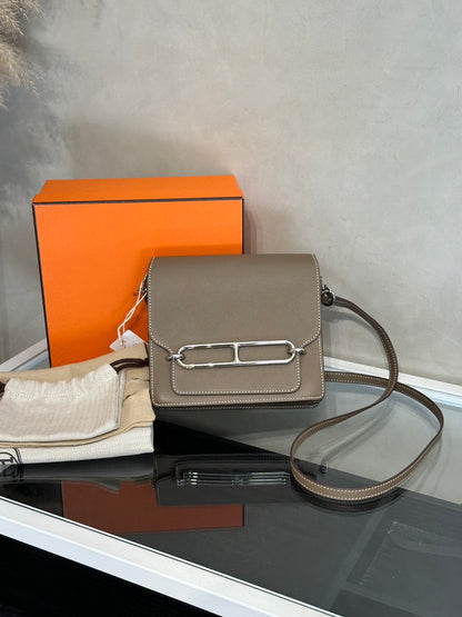HERMES Mini Roulis - Etoupe 18 大象灰銀 Y