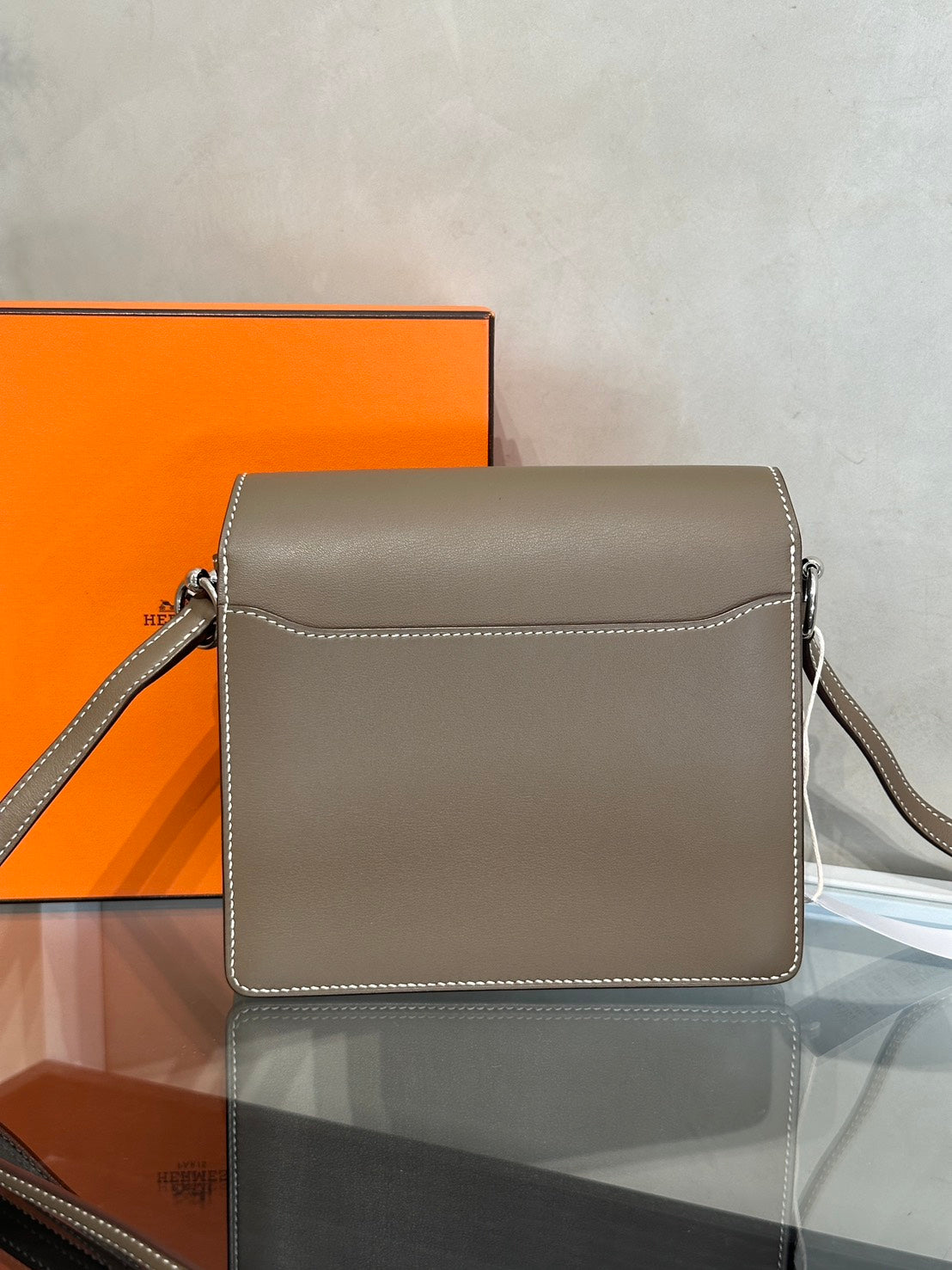 HERMES Mini Roulis - Etoupe 18 大象灰銀 Y