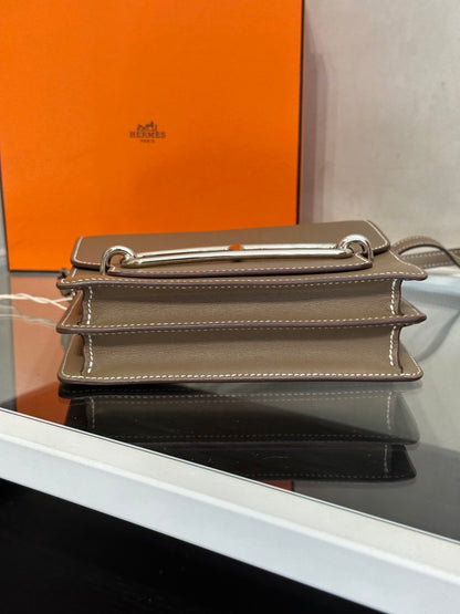 HERMES Mini Roulis - Etoupe 18 大象灰銀 Y