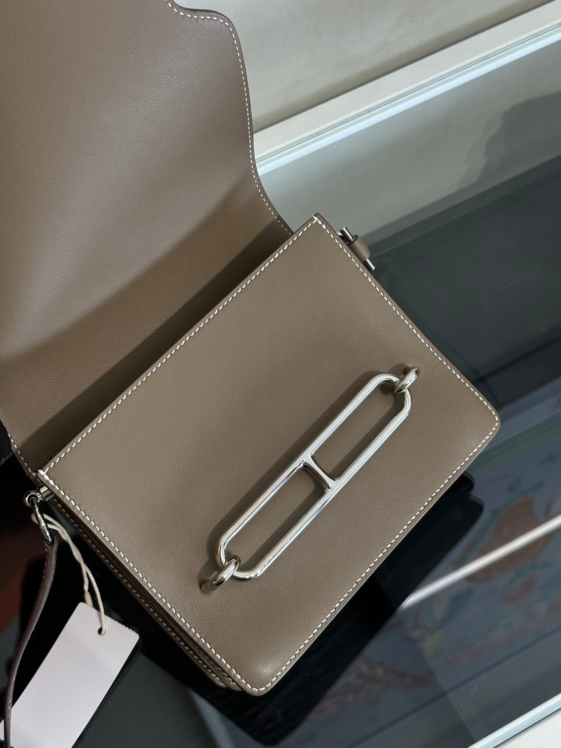 HERMES Mini Roulis - Etoupe 18 大象灰銀 Y