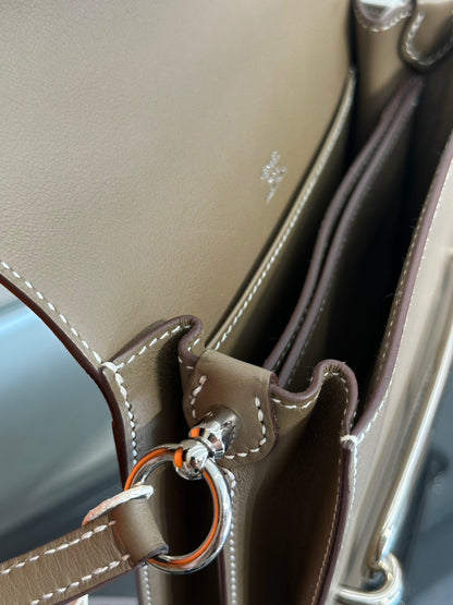 HERMES Mini Roulis - Etoupe 18 大象灰銀 Y