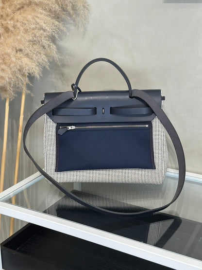 HERMES Herbag Zip 31 - 深藍 U