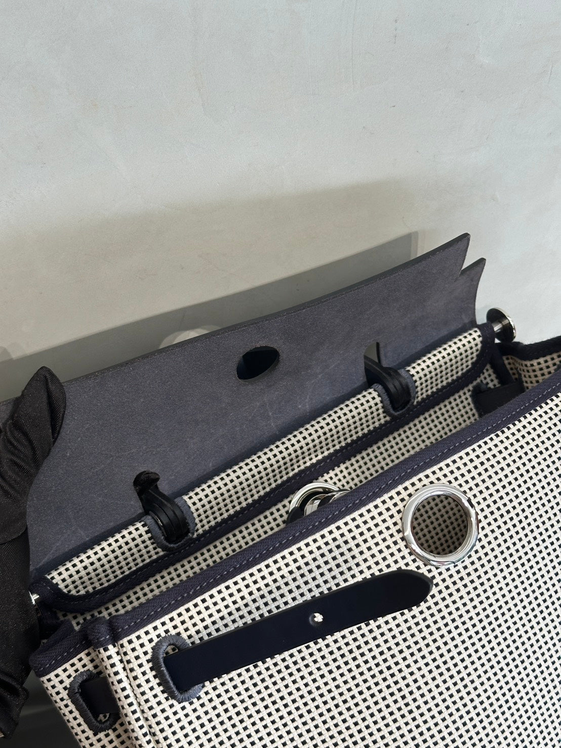 HERMES Herbag Zip 31 - 深藍 U