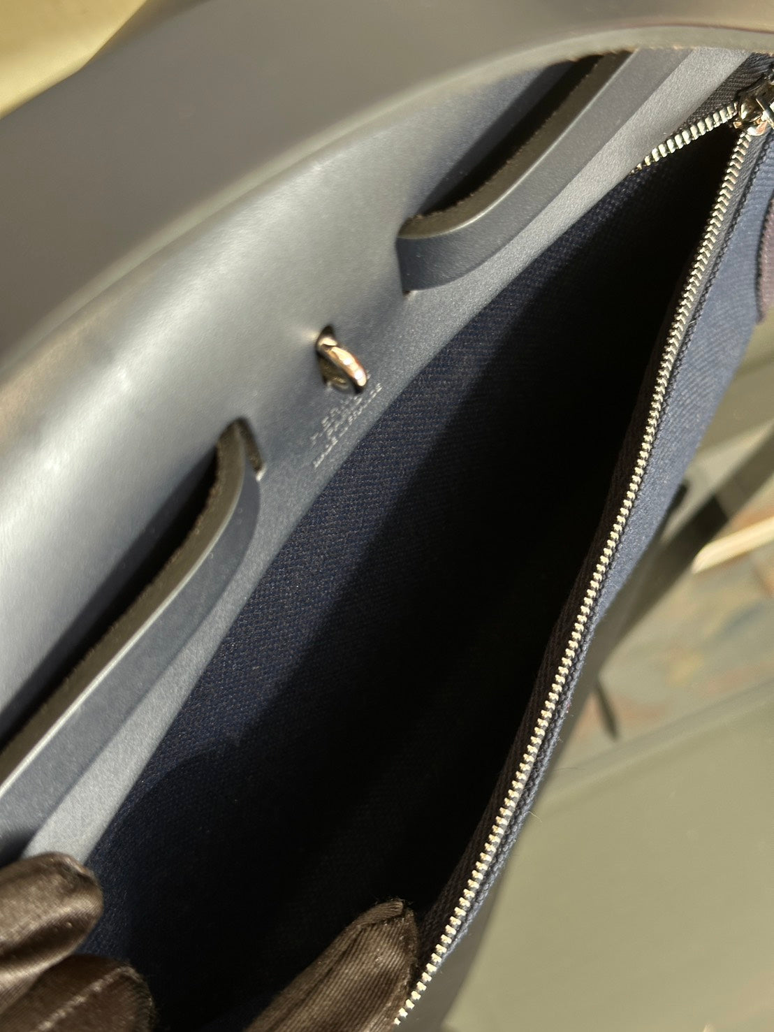 HERMES Herbag Zip 31 - 深藍 U