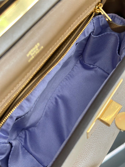 HERMES Mini 24/24 - Beige De Weimar D0 威瑪犬米金拚色 Z