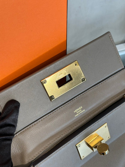 HERMES Mini 24/24 - Beige De Weimar D0 威瑪犬米金拚色 Z