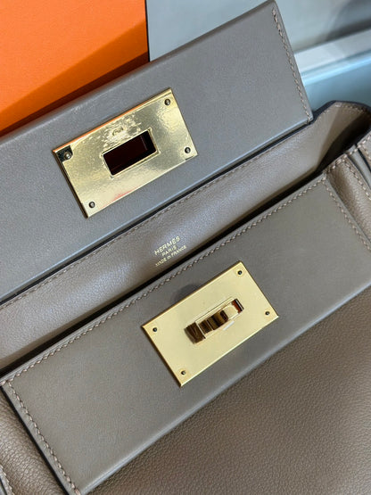 HERMES Mini 24/24 - Beige De Weimar D0 威瑪犬米金拚色 Z