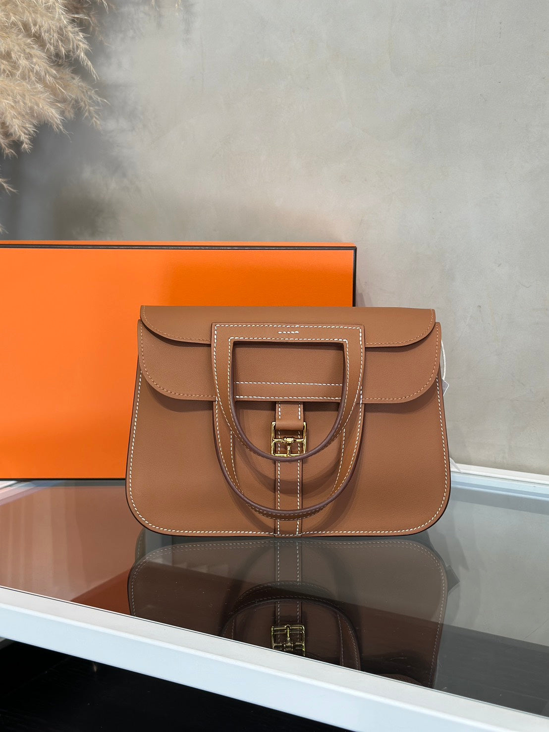 HERMES Halzan Mini - Gold 37 金棕金 K