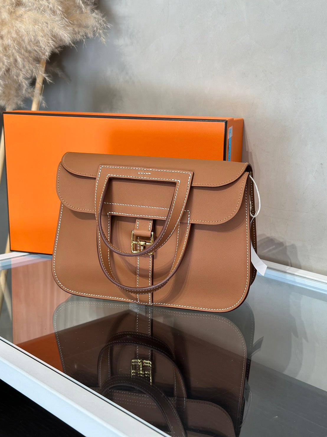 HERMES Halzan Mini - Gold 37 金棕金 K