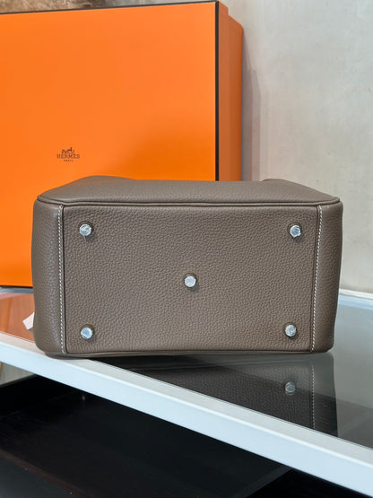 HERMES Lindy 26 - Etoupe 18 大象灰銀 Y