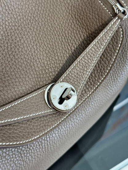 HERMES Lindy 26 - Etoupe 18 大象灰銀 Y