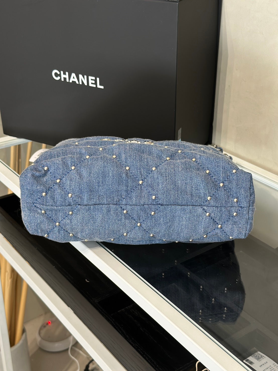 CHANEL 22 Bag - 小號鉚釘牛仔