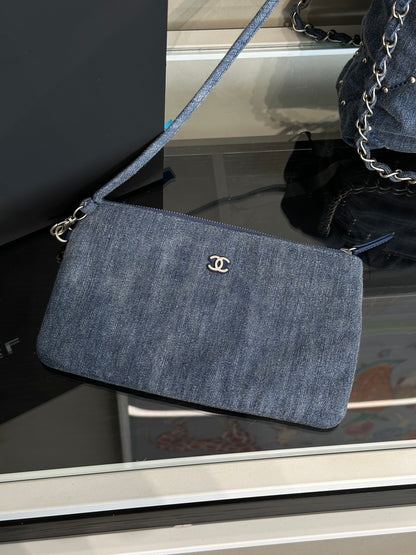 CHANEL 22 Bag - 小號鉚釘牛仔