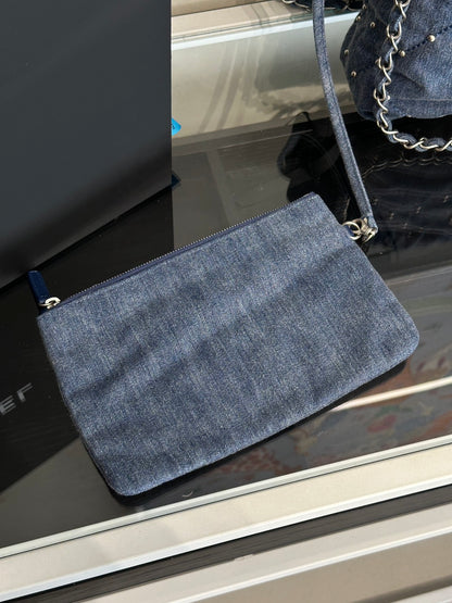 CHANEL 22 Bag - 小號鉚釘牛仔