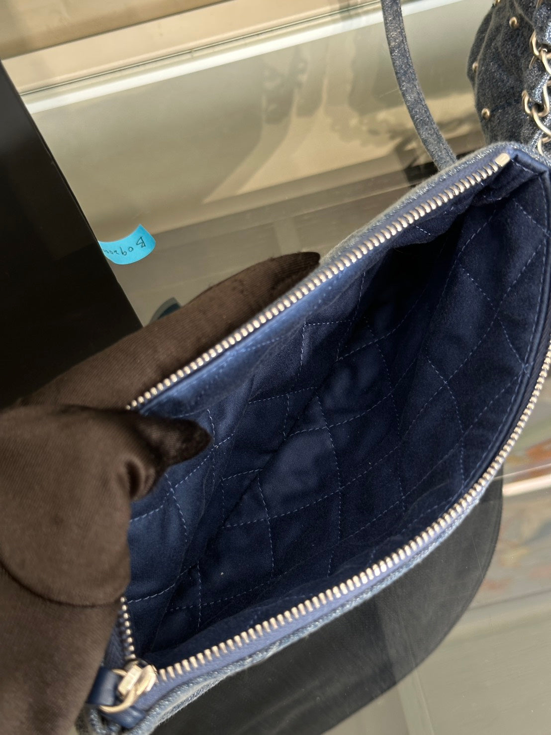 CHANEL 22 Bag - 小號鉚釘牛仔